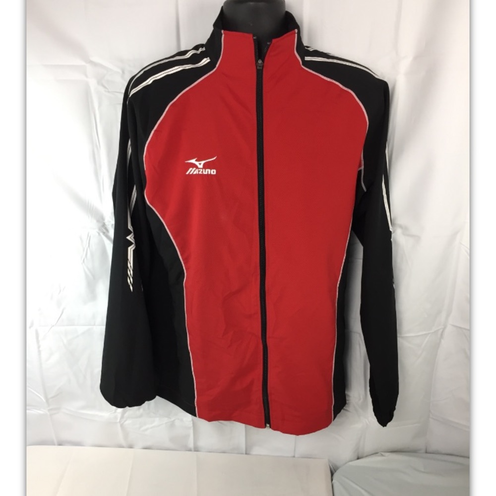 Mizuno Long Sleeve ZIP Warmup Top Size L